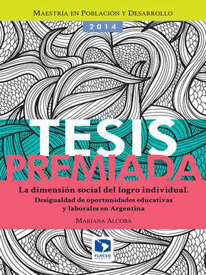 cover image of La dimensión social del logro individual